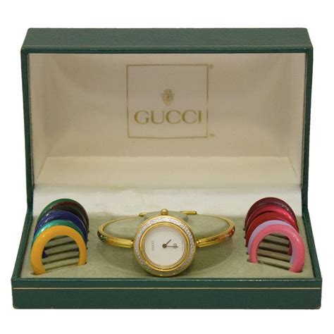 gucci black band|Gucci watch with interchangeable bands.